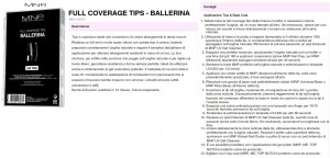 FULL COVERAGE TIPS - BALLERINA